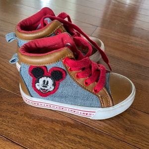 mickey mouse small kids shoes